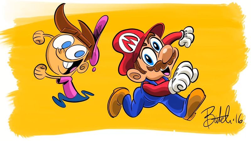 File:Mario and Timmy Turner.jpg