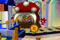 Mario and Parakarry riding the Toy Train