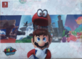 A Super Mario Odyssey-themed A4 folder (front)