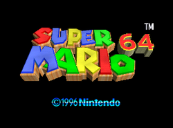 The title screen