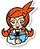 2nd Penny character callout from the official WarioWare: D.I.Y. website.