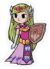 Young Zelda Minish Cap Sticker.png