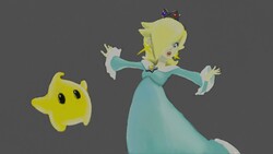 Drawing of Rosalina and a Luma as seen on the E3 2014 trailer for Art Academy: Home Studio