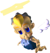 In-game render of the Brawl Doll from Wario World.