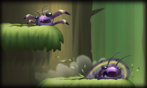 Concept art of Buzzbite from Donkey Kong Country Returns