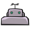 The icon for the Cluck-A-Pop prize "Forgetful Robot".