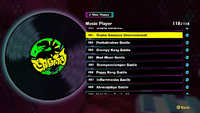 The disc for the song "Snake Bananza (Instrumental)" in Donkey Kong Bananza
