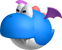 Artwork of a Draglet from Super Mario 3D Land