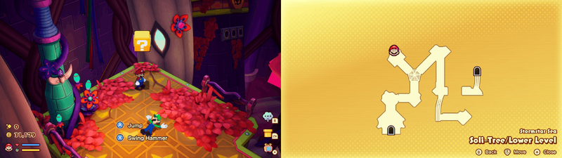 Block 3 in the Soli-Tree from Mario & Luigi: Brothership