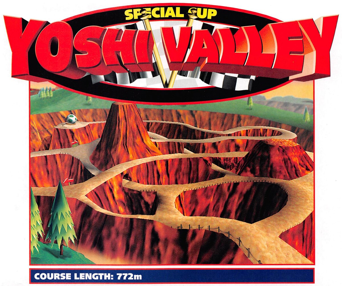 File:MK64 Yoshi Valley art.jpg - Super Mario Wiki, the Mario encyclopedia