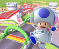The course icon of the R/T variant with Toad (Astronaut)