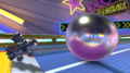 Metal Mario driving the Silver Bullet Blaster on DS Waluigi Pinball R/T