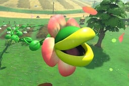 Photo of a newly flowered Ivy Piranha Plant in Mario Kart World.