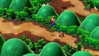 Mushroom Way in Super Mario RPG for the Nintendo Switch