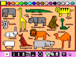 Thumbnail for "Drawing Board 2" from Mario Paint for Nintendo Music.