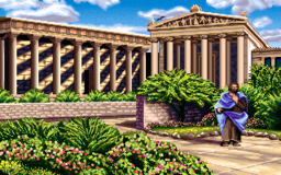 Plato in the PC release of Mario's Time Machine
