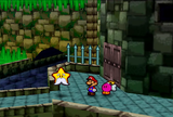 Eldstar with Mario and Bombette