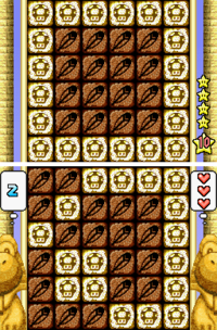 Screenshot of Puzzle Panel in New Super Mario Bros.