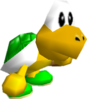 Model of Koopa the Quick from Super Mario 64.