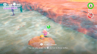 The location of a Power Moon in Super Mario Odyssey