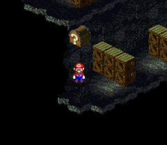 First Treasure in the Sea of Super Mario RPG: Legend of the Seven Stars.