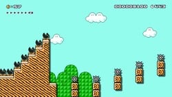 Sound Effects level in Super Mario Maker