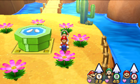 Spinny Flowers in Mario & Luigi: Paper Jam.
