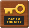 "Key to the City" button