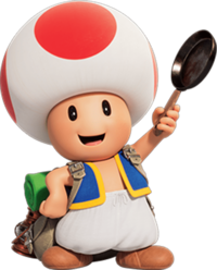 Mascot Toad, fungo del videogioco Mario, Super Mario