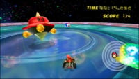A Spiky Topman as it appears in Mario Kart Wii