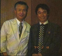 Gunpei Yokoi and Shigeru Miyamoto in 1994.