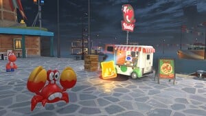 A Yoshi's location in Mario Kart World