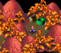 Seventh Treasure in Bean Valley of Super Mario RPG: Legend of the Seven Stars.