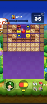 Stage 254 from Dr. Mario World