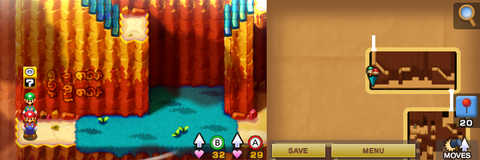 Block 28 in Hoohoo Mountain of Mario & Luigi: Superstar Saga + Bowser's Minions.
