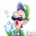 The Wii U Miiverse Icon for the Mario & Luigi: Dream Team community
