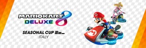 Banner for the 2024-2025 edition of the Mario Kart 8 Deluxe Seasonal Circuit Italy event