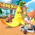 Donkey Kong using a Giant Banana