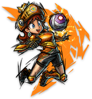 Umelecké dielo Daisy pre Mario Strikers: Battle League