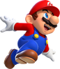 Artwork of Mario from Super Mario Run
