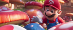 Mario reaching for a mushroom