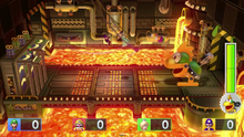 Boss minigame from Mario Party 10; Mega Mechakoopa's Swing & Stomp