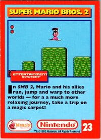 One of the Nintendo Collector Cards