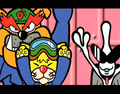 Dribble, Spitz & Orbulon panicking