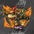 Bowser Jr., shown as an option in an opinion poll on Mario Strikers: Battle League opponents who were added to the game through software updates
