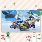 Thumbnail of a personality quiz about Super Mario games. Pictured is key art for Mario Kart 8 Deluxe featuring the Koopalings at Cloudtop Cruise.