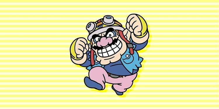 Wario's artwork for WarioWare: Get It Together!, shown alongside the first question of Online Quiz: How well do you know Wario & Crew?