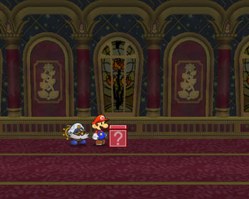 Second ? Block in Palace of Shadow of Paper Mario: The Thousand-Year Door.