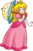 Princess Peach and Perry from Super Princess Peach.