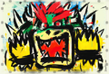 Bowser's painting during the introduction